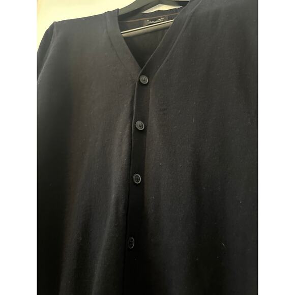 Zara Men Cardigan Basic Button Down Sweater Knitted V-Neck Solid Color Coat - Picture 1 of 5